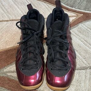 Mike Maroon Foamposite shoes
